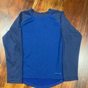 Boys Patagonia Midweight Capilene Baselayer Top Size XS
